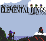 Marla and the Elemental Rings (Homebrew) — Title screen